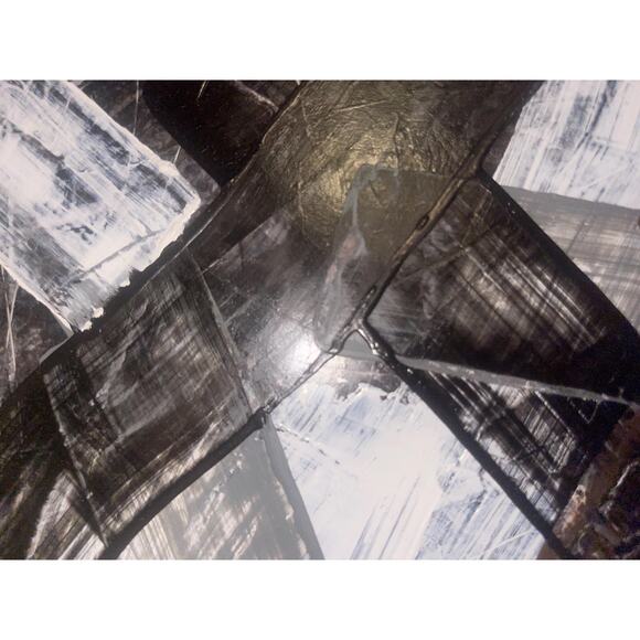 M. CHAVEZ Abstract Oil Painting Orig Latin Street Art - Picture 5 of 9